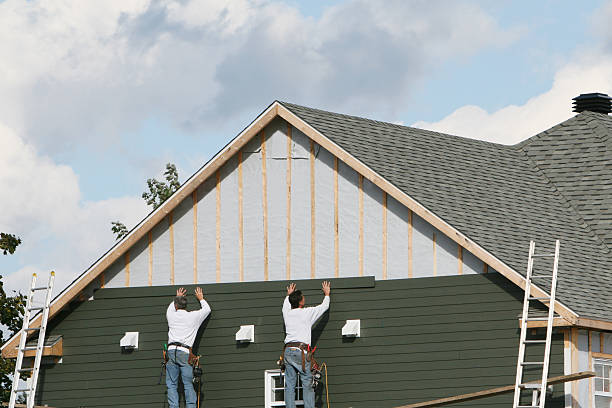 Professional Emergency Siding Repair technician working in Perry, OH